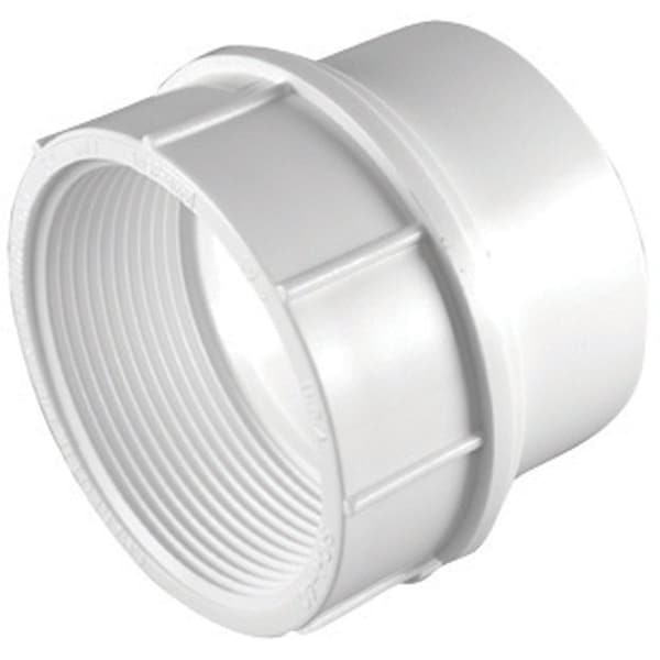 Charlotte Pipe And Foundry Charlotte Pipe Schedule 30 3 in. FPT X 3 in. D Hub PVC Pipe Adapter 1 pk PVC011010600 - main